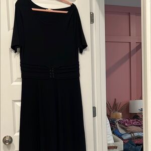 Maison Jules Black Midi Sheath Dress for Weddings